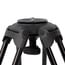 ikan GA102-PTZ E-Image Aluminum PTZ Tripod With 100mm Flat Base Image 4