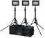 ikan ILED-312-V2-KIT ILED312-v2-KIT 3-Point LED Light Kit With Bag And Stands Image 1