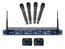 VocoPro UHF5805 Wireless 4 Channel UHF Mic System Image 1