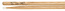 Los Cabos Drumsticks LCD5ARHN 5A Nylon Tip Red Hickory Drumsticks Image 1