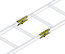Middle Atlantic CLH-RSJ Ladder End Splice Hardware, 1 Pair Image 1