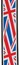 D`Addario 50A11 World Tour Collection Union Jack Guitar Strap Image 3