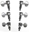 D`Addario PWAT331L Tuning Machines, Auto-Trim, Locking, 3 Per Side Image 1