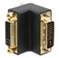 Kramer AD-DF/DM/RA [Restock Item] DVI Female To DVI Male 90 Degree Adaptor Image 1