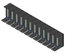 RDL SR12A STICK-ON Series Mounting Rack, 12 Modules Image 1