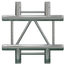 Global Truss IB-4072H 4-Way Horizontal I-Beam T-Junction Image 1