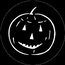 Rosco 77948 Steel Gobo, Pumpkin Image 1