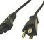 Cables To Go 27400 Power Cable, 3 Slot Laptop Cord Image 1