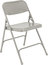 National Public Seating 202-NPS Steel Folding Chair (Grey) Image 1