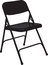 National Public Seating 210-NPS Steel Folding Chair (Black) Image 1