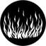 Rosco 79171 Steel Gobo, Flames 5 Image 1