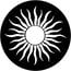 Rosco 79177 Steel Gobo, Grecian Sun Image 1