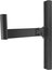 On-Stage SS7323B Wall Mount Speaker Bracket, Black Image 1