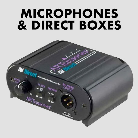 ART - Microphones and Direct Boxes