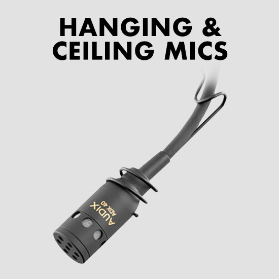 Audix - Hanging &amp; Ceiling Mics