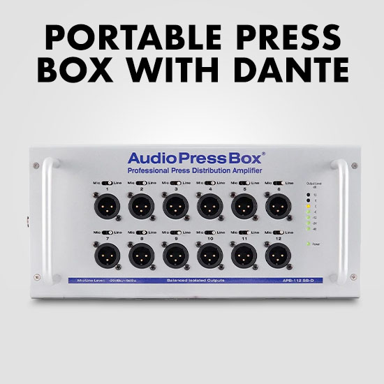 Audio Press Box - APB-112-SB-D