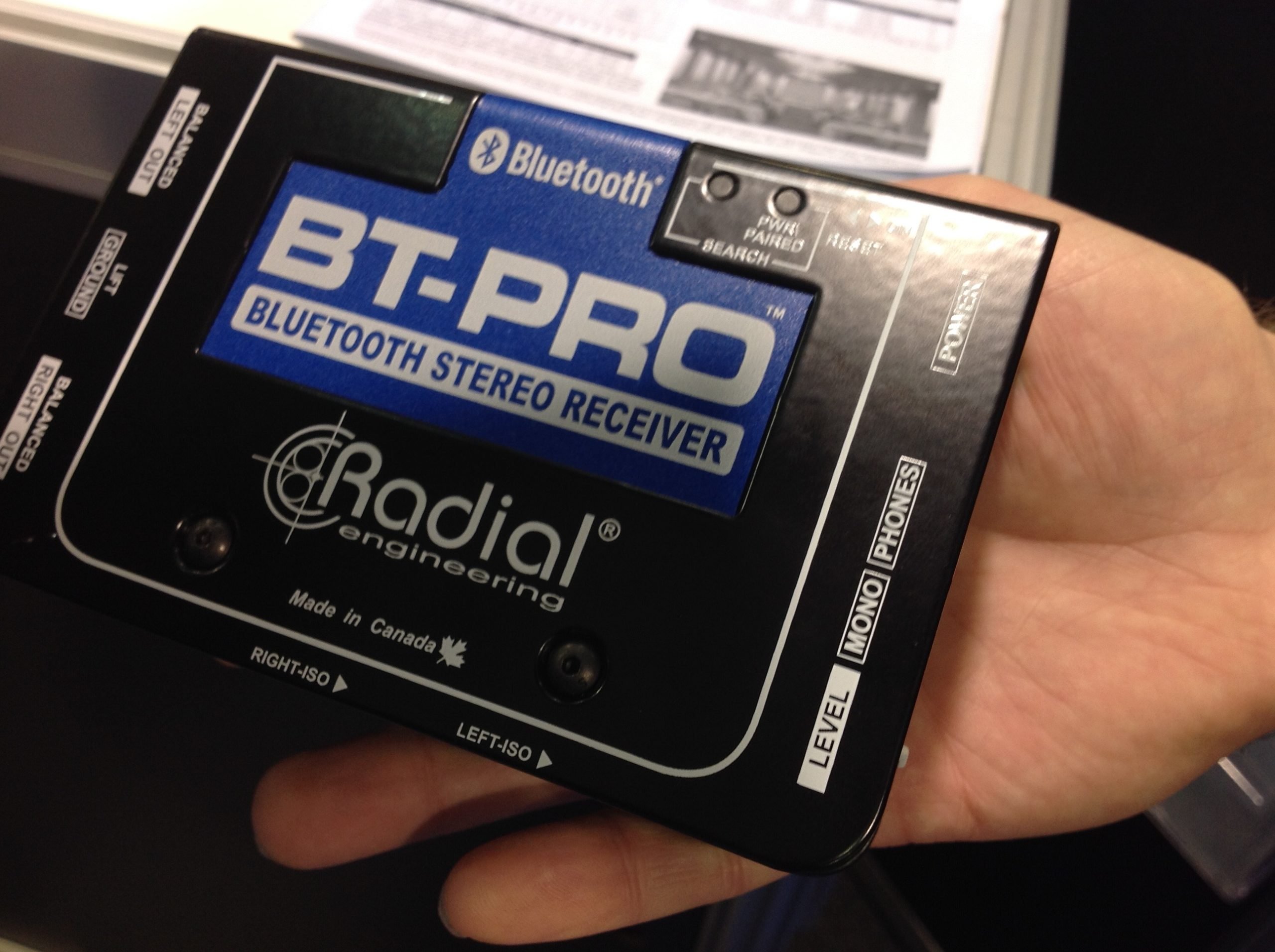 NAMM: Radial's Bluetooth Direct Box