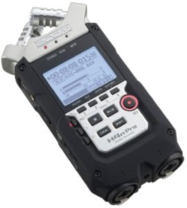 Zoom H4n Pro 4-track Portable Handheld Audio Recorder With Adjustible X/Y Microphone
