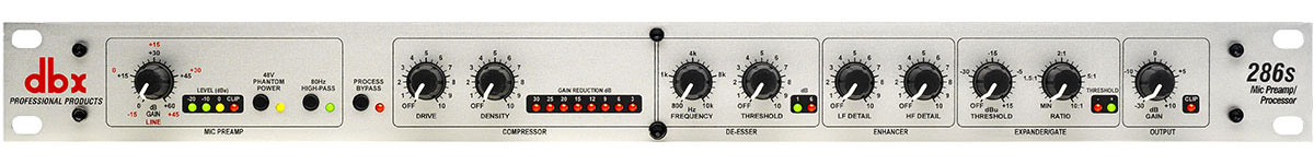 DBX 286s Microphone Preamp And Processor