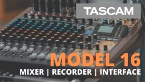 TASCAM Model 16 16-Channel All-In-One Hybrid Mixing Studio