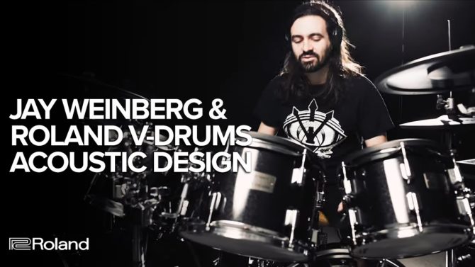 Jay Weinberg (Slipknot) and Roland V-Drums Acoustic Design VAD506