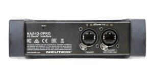 Back of NA2-IO-DPRO Neutrik Dante Interface