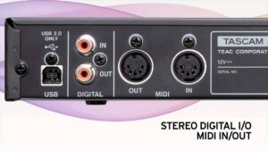 Tascam US1800 8-Channel Audio/MIDI Interface USB 2.0, 16in/4out