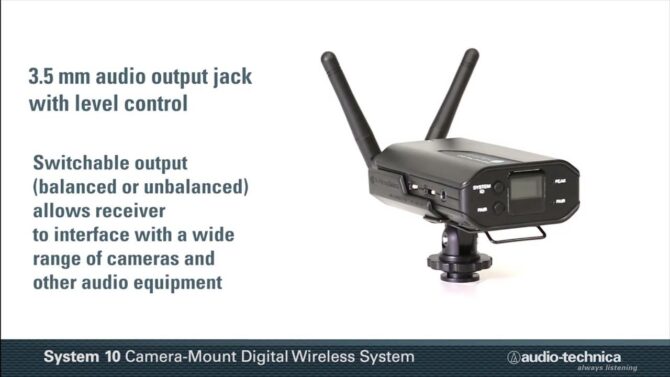 Audio-Technica System 10 Camera-Mount Digital Wireless System Overview