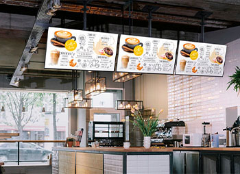 Overhead menus of BRAVIA displays