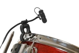 Condenser clip on drum microphone