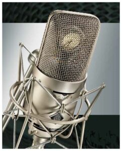 Neumann studio microphone