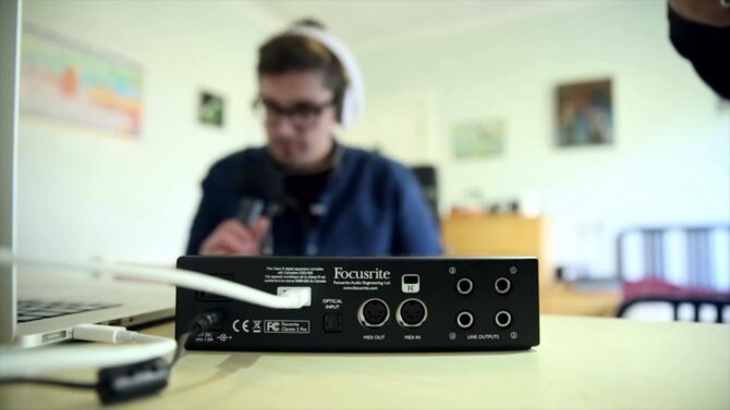 Focusrite Clarett 2Pre Thunderbolt Interface and C Duncan