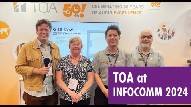 TOA Interview and Booth Tour | InfoComm 2024