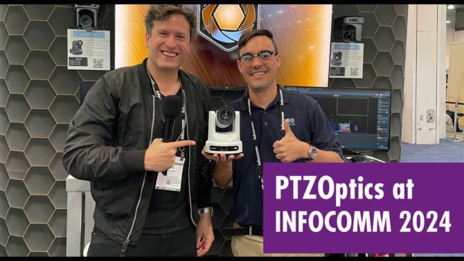 Overview of PTZOptics Hive and the Move SE Auto-Tracking Camera | InfoComm 2024