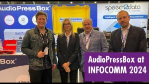 AudioPressBox Interview and Booth Tour | InfoComm 2024