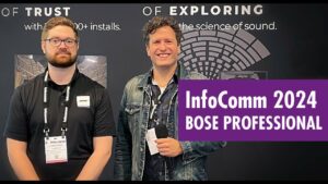 Bose Professional Interview and Booth Tour | InfoComm 2024