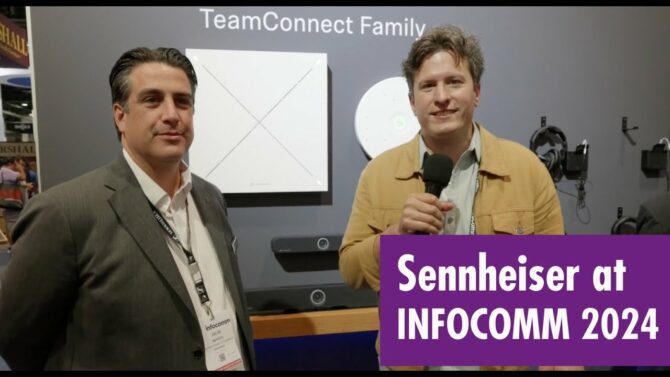 Sennheiser EW-DX Receiver and TeamConnect Family Overview | InfoComm 2024
