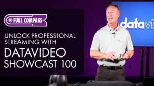 Unlock Professional Streaming with Datavideo Showcast 100 | Full Compass Spotlight